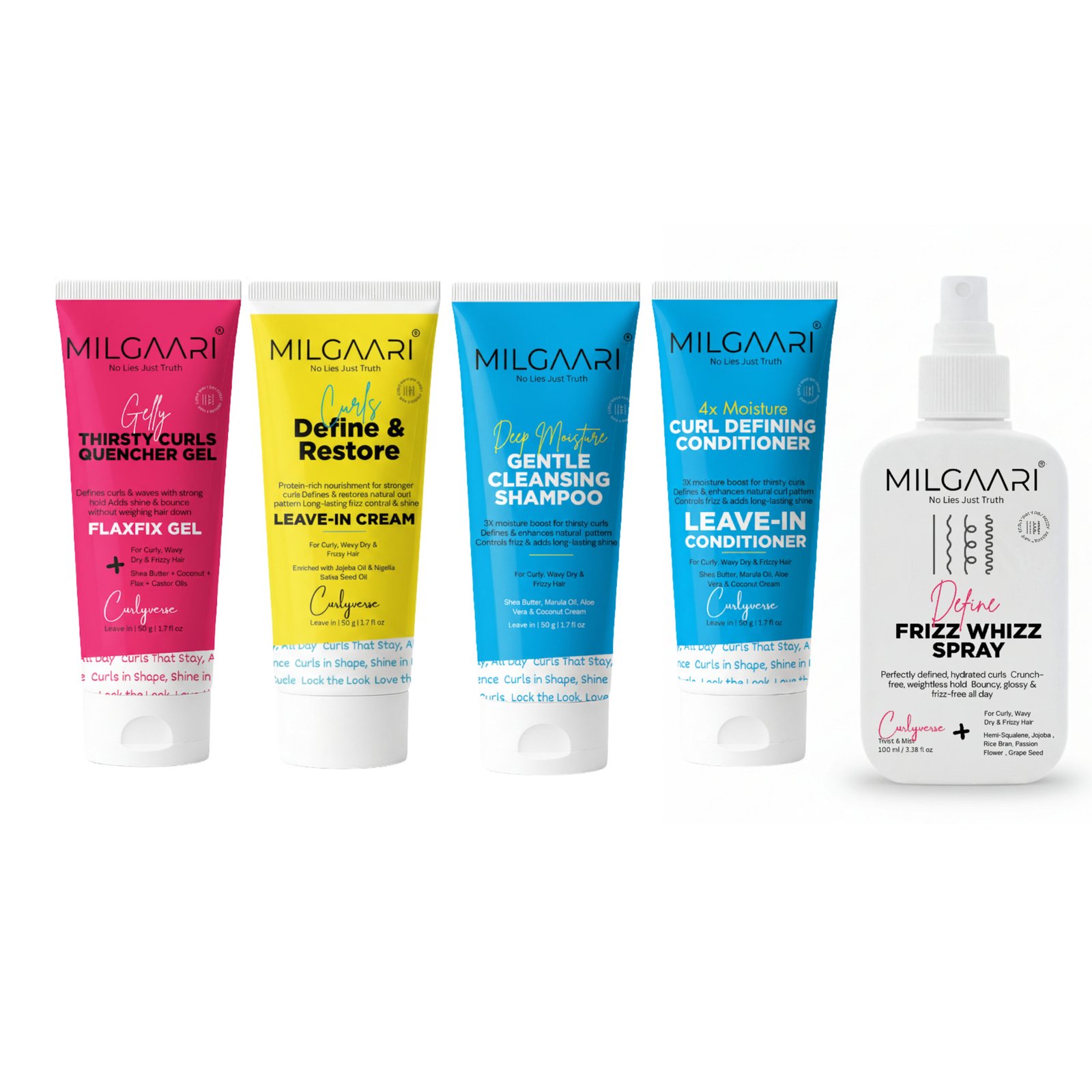 Curlyverse Bounceback 5 Steps Curl Define Kit