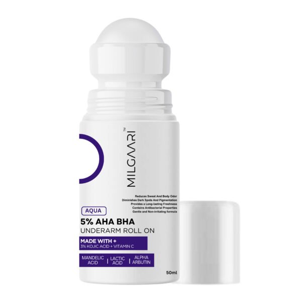 5% AHA BHA Underarm Roll On 50ML - Aqua