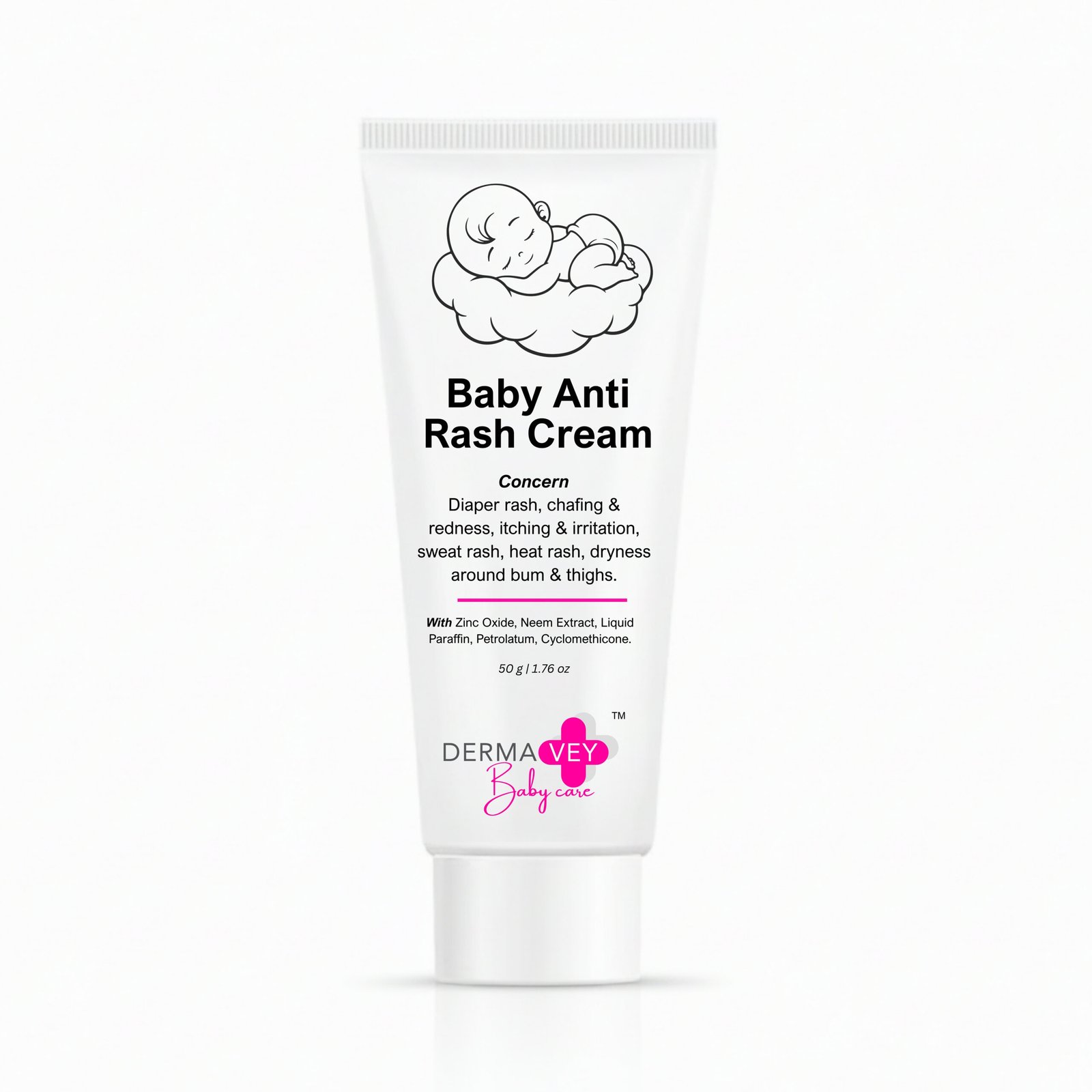 Gentle Baby Anti Rash Cream For Soothes 50g