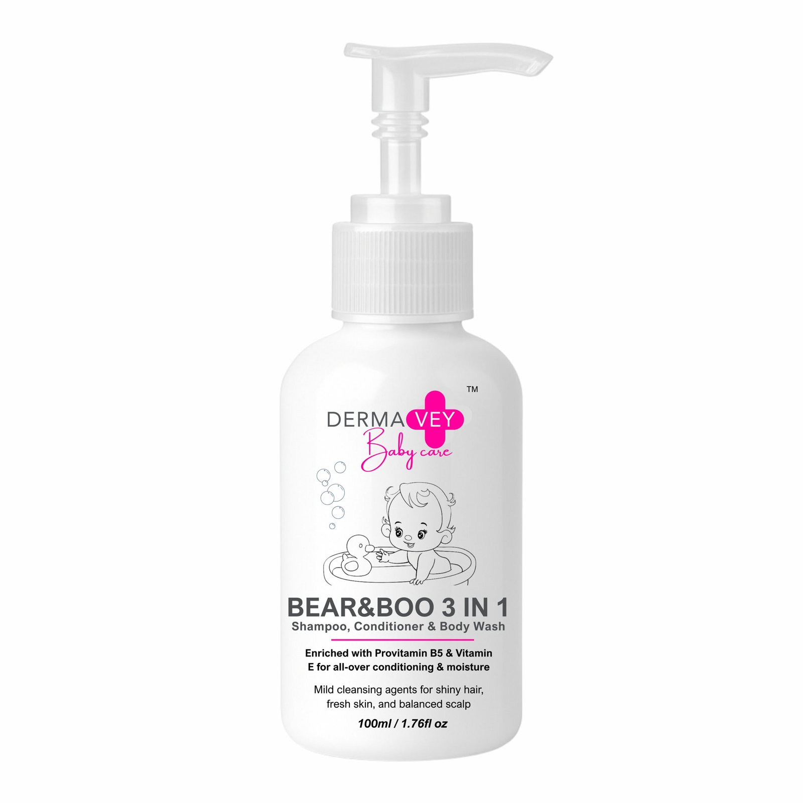 Bear&Boo 3in1 Shampoo Bodywash Con 100ml