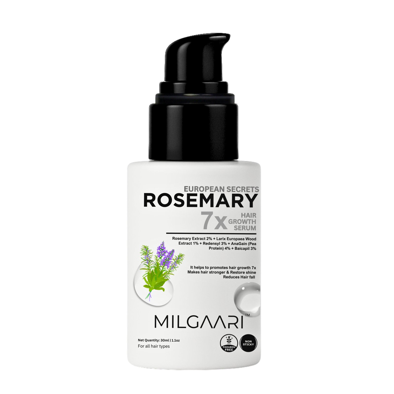 European Rosemary Hair Growth Serum 30ml